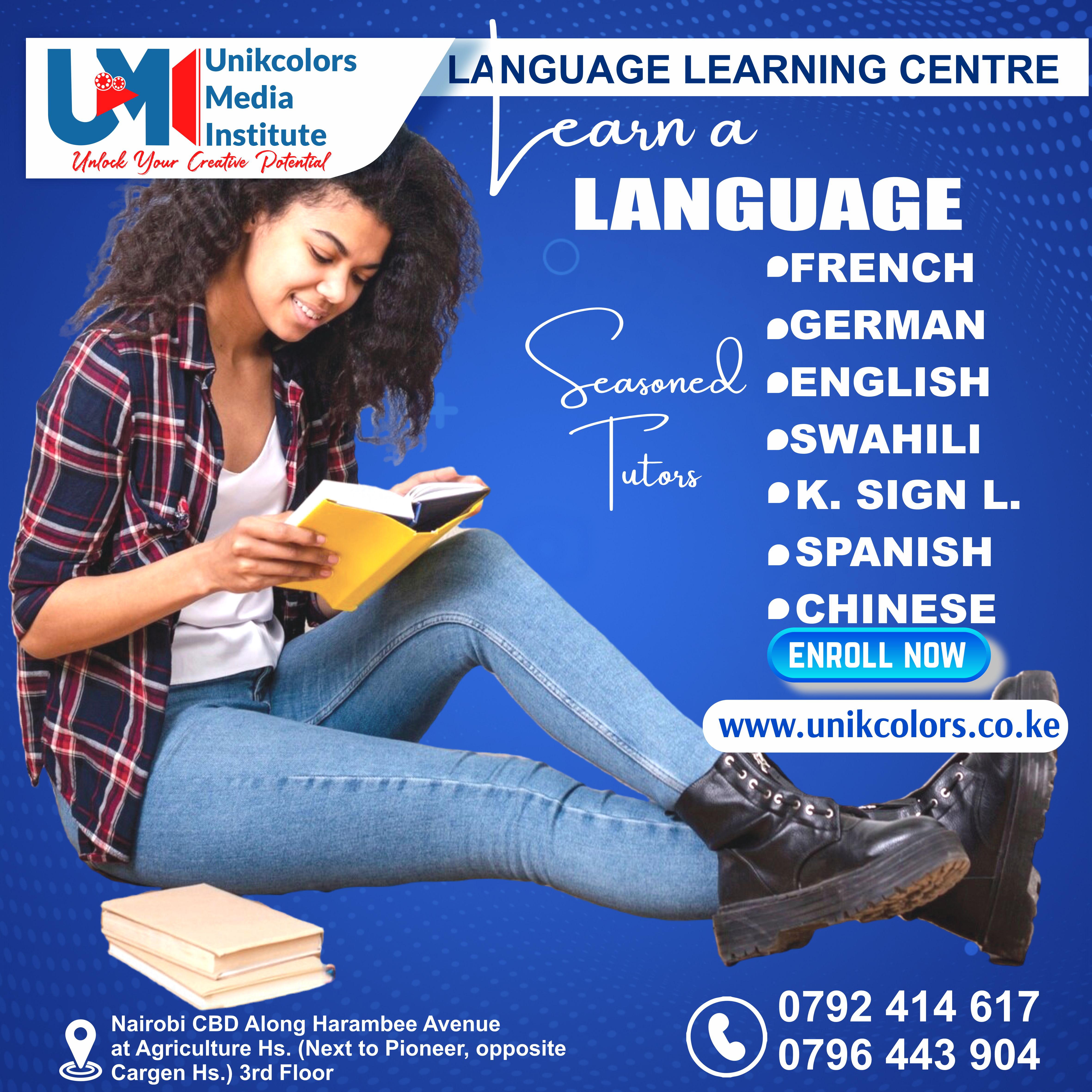 LANGUAGE TRAINING CENTRE - GERMAN | ENGLISH | FRENCH | CHINESE | SPANISH | SWAHILI | KENYA SIGN LANG